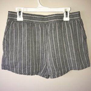 EUC DREW striped shorts